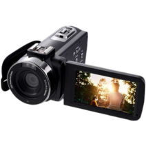 소니 SONY 4K 빈티지 캠코더 HD 디지털 레코더 녹화, 4K-4800만 캠코더+32G메모리+추가배터리