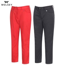 [울시골프] (여성)심플나일론혼방7부팬츠_W62LPV63D