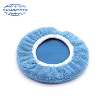 버핑타월 왁싱 보닛 폴리싱 머신 마이크로 화이버 커버 작업과 전기 자동차 버퍼 폴리셔 버니싱 제거 왁스, 9-10인치