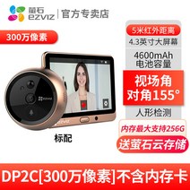 현관초인종 스마트 인터폰 초인종 경보기 환영 001, 【300만 화소 DP2C】