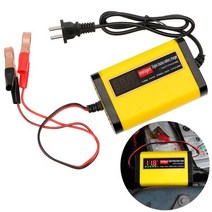 자동차 오토바이 배터리 충전기 12V 2A 전체 3 단계 납 산성 AGM 젤 지능형 LCD 디스플레이, 07 Type 4 EU Plug 10A