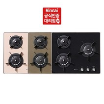 린나이 가스쿡탑3구 560x480 3종 (건전지 560x480), 블랙(RBR-PF3001D), 프로판가스(LPG)