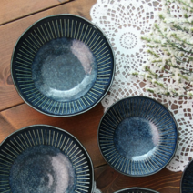 오반자이 다카네블루 찬기 일본 그릇 식기, 다카네블루 찬기 11cm, 1개