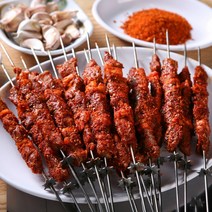 중국 양꼬치 320g 안주 나무꼬치 양고기 구이, 상세페이지 참조