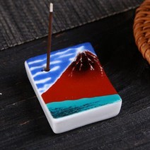 인센스스틱홀더 향꽂이일본식 세라믹 로터스 향 홀더 스틱 버너 수제 공예 아름다운 패턴 아로마 베이스, 05 5