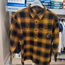 에꼴리에 에꼴리에 SH02 스트릿 체크 스냅 셔츠 남방 21D5332 (9117152)