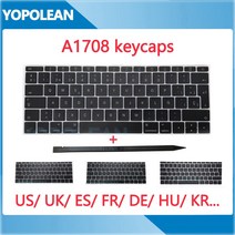 숫자왼쪽키보드 왼손잡이 마우스 키보드 숫자패드 새로운 키 키 캡 키 캡 Macbook Pro Retina 13 A1708 미국 영국 프랑스어 스페인 키보드 2016 년 말 2017, [7] Denmark