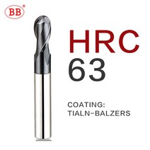 Bb 고경도 텅스텐 솔리드 초경 절삭 공구 정밀 엔드 밀 cnc 밀링, [01] R0.5x4x2x50, [05] BK2063