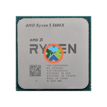 G2030 AMD Ryzen 5 5600X R5 3.7 GHz 6 코어 12 스레드 CPU 프로세서 7NM 65W L3 32M 100000000065 소켓 A, 한개옵션0