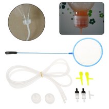브라인쉬림프 알테미아아 구피먹이 아쿠아마스터 소금물 새우 인큐베이터 DIY 수족관 부화 시스템 캡 연결, 한개옵션1, 01 WHITE
