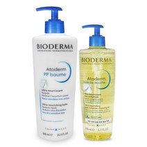 바이오더마 아토덤 PP밤 고보습크림 500ml + 아토덤 월드 드쉬 200ml 세트 / 최신제품 국내배송, 1개
