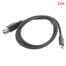 USB C To Type B 3.0 케이블 HDD 케이스 디스크 인클로저 웹 카메라 디지털 비디오 블루 레이 드라이브 스퀘어 코드