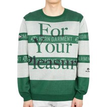 혼가먼트 [혼가먼트] 플레저 HHM 2A AB52 GREEN 남자 골프 니트 스웨터