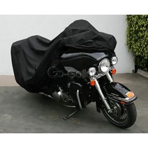 XXXL 블랙 방수 오토바이 커버 야마하 로얄 스타 벤처 클래식 XVZ1300/Kawasaki Vulcan 1600, 한개옵션0