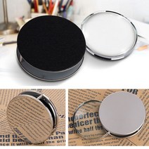 20X Magnifying Glass with Metal Protective Case Pocket Handheld Magnifier Loupe Lens for Reading Ins, 한개옵션0