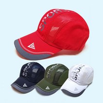 런웨이브 스포츠캡 자전거 낚시 등산 캠핑 메쉬 모자, 카키