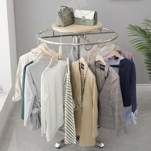 원형 행거 회전식 옷가게 옷걸이 의류 진열대 디피, 직경 100cm 높이 120cm