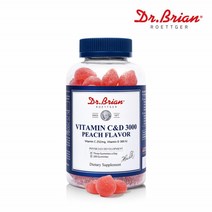 닥터브라이언 맛있는 복숭아맛 비타민C 비타민D 햇빛 씹어먹는 젤리 영양제 100구미