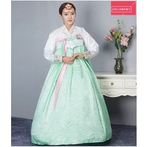 여름개량한복 한국전통의상 개량한복 소수민족무용공연의상 여성무대의상