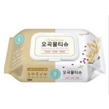 규격 깨끗한나라 오곡 물티슈 캡형 100매 20개입1BOX
