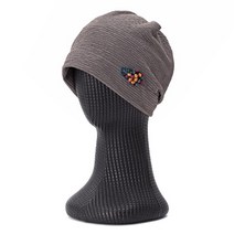 엠보 두건 비니 보넷모자 TRW-WH-0322-그레이