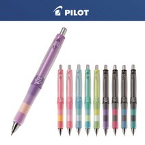 PILOT 파이롯트 닥터그립CL 플레이보더 샤프 0.5mm, HDGCL-50R-PBLA 블랙&라벤더