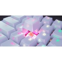 Xtrfy K5 컴팩트 RGB 투명 화이트 미국 레이아웃