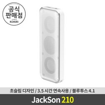 JackSon 210 서브우퍼 블루투스 스피커 (화이트)
