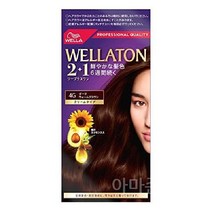 일반염색약새치 프리미엄 흑갈색 Wellatone 7CB 염색제 새치머리 헤어컬러, 4G 다크 웜 브라운