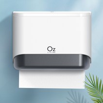 오즈리빙 반투명 핸드타올 케이스 화장지 페이퍼타올 디스펜서, 반투명핸드타올케이스 그레이