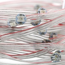 LED조명 부속품 모듈 WS2812B 사전 납땜 된 모듈 RGBIC 12cm 와이어 50, 05 50 pcs