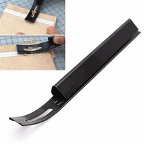 가죽칼 가죽공예도구 가죽공예DIY 안전 베벨 러 스카이버 숱이 가죽 공예 블레이드 나이프 DIY 접기 솔기, 한개옵션0