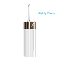 구강 irrigator 충전식 water flosser 휴대용 치과 워터 제트 워터 탱크 치아 클리너 여자 남자 가족 크리스마스 선물, 약간의 결함