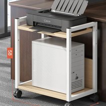 ETL 바퀴달린 북카트 이동식책꽂이 간이 2단 3단 미니 원목 북트롤리 책꽂이 책 정리함, 2단 라즈오크+화이트랙