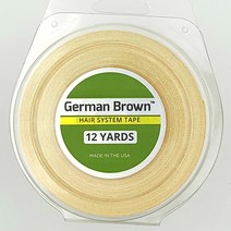 WALKER TAPE 가발테이프, G-4 저먼브라운 롤11M(폭1.9cm), 1개