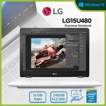 LG 노트북 코어i5 4세대 8세대 15.6인치 SSD240G RAM8G 사무용 가정용 윈도우10, LG15NU480, WIN10, 16GB, 240GB, 화이트