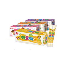 짜요짜요 딸기맛 6개입 복숭아맛 6개입 포도맛 6개입 망고맛 6개입 24개입 (4곽), 240g, 1개