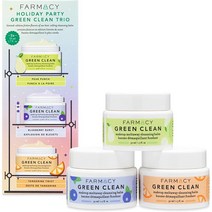 Farmacy 파머시 스킨케어 홀리데이 파티 그린 클린 트리오 3종 세트 각 50ml 1세트