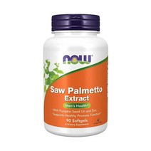 NOW 소팔매토 추출물 보충제 90정 소프트젤, 90 Count (Pack of 1)