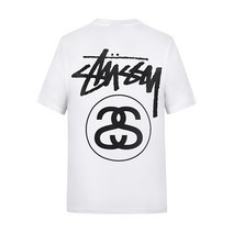 stussy 정품스투시 반팔 남녀 라운드 - 항공배송으로 빠르게 받으세요