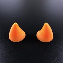 귀여운 스쿠터 인싸 액세서리 장식 작은 뿔 주황 1P, 상세페이지 참조