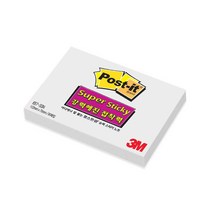 3M 포스트잇 슈퍼스티키 노트 657 화이트, 30개