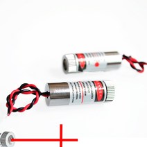 조정 가능한 빔 650nm 5mW 레드 포인트/라인/크로스 레이저 모듈 헤드 유리 렌즈 초점 가능한 산업용 클래, 01 Cross Laser Shape