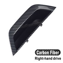 RHD LHD 인테리어 드라이버 사이드 승객 도어 풀 핸들 팔걸이 패널 커버 트림 BMW X3 X4 F25 F26 10년-16년, 06 Carbon Fiber-RHD