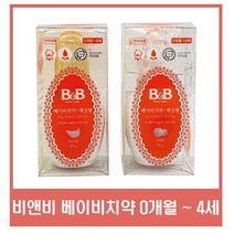 비앤비 베이비치약 1단계 ((사과/바나나)) 전문가 추천치약 무불소 액상형 x 1개, 바나나향