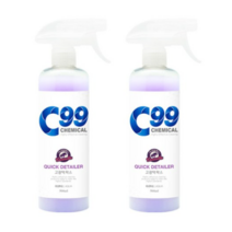 C99 세차용품 퀵 디테일러 고광택왁스, 500ml, 4개
