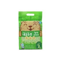 (내꼬두부) 굵은입자 녹차 (7L) X6개 (1박스 상품) /고양이배변/고양이배변용모래/고양이화장실/화장실모래, (내꼬두부) 굵은입자 녹차 (7L) X6개 (1박스 상