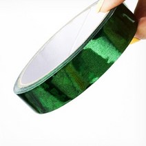 홀로그램 테이프 2CM10M 초록 꾸미기테이프