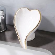 그릇장식장 세라믹 휴대용 비누 접시 욕실 액세서리 드레인 랙 랙 비누 비누 홀더 접시 드레 이너, 12 A12