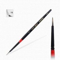 PGM1*^몰바바라 세필 80R-S 2호 미술품붓 그림 미술용 화방 재료 세밀한 가는 화방용 도구^*1췤pgm, a^^*옵션없슴